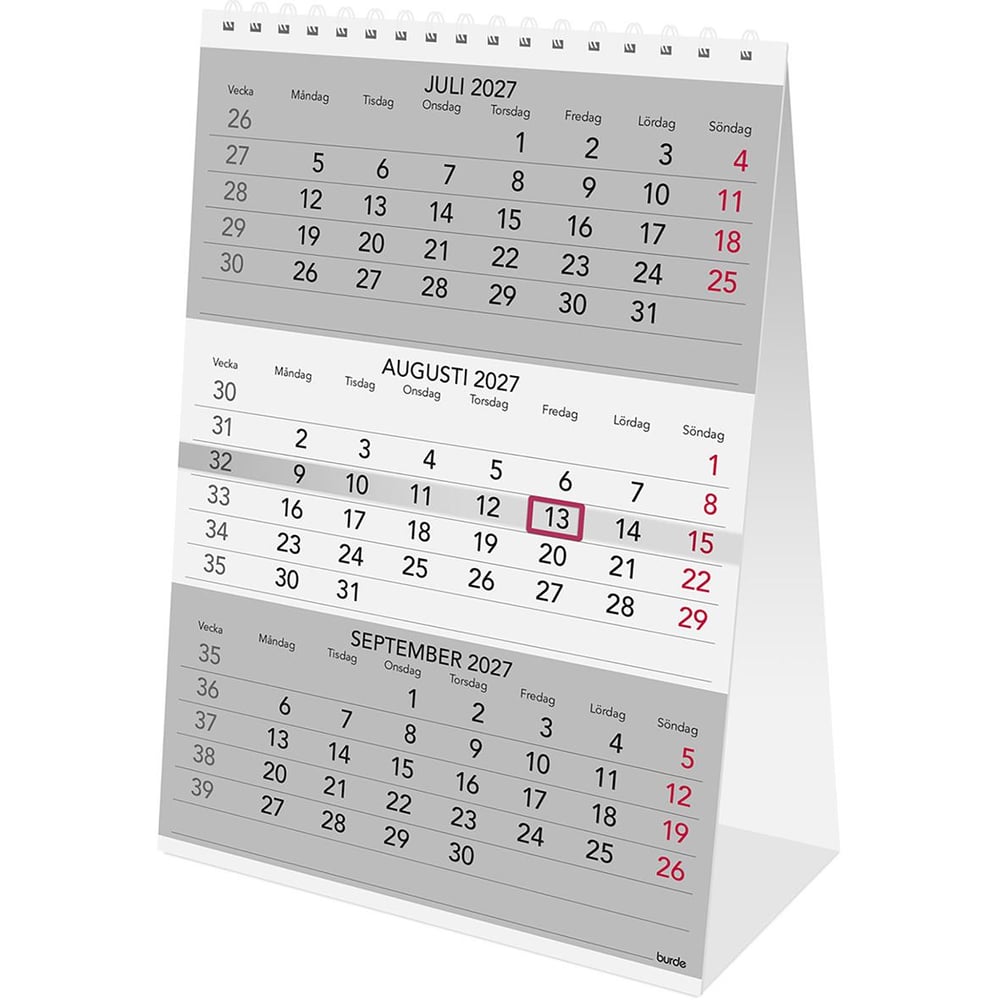 Almanacka Burde 1531 Bordskalender Triplaner 2026 AllOffice almanacka-burde-1531-bordskalender-triplaner-2026-alloffice