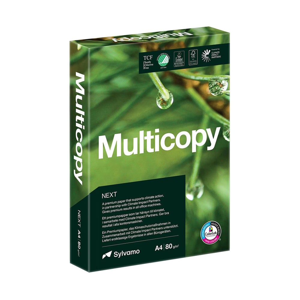 Kopieringspapper Multicopy Next Hålat A4 80g | AllOffice