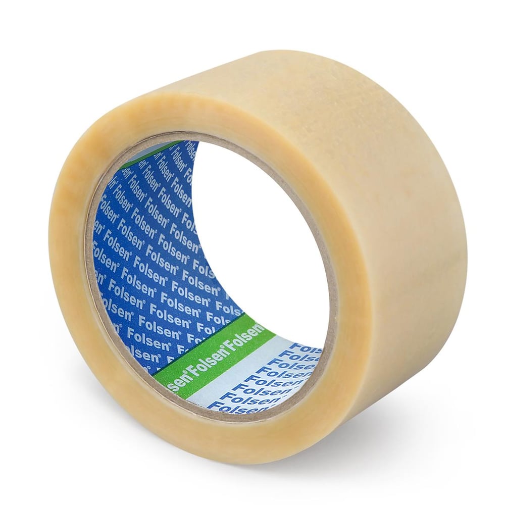 Packtejp Folsen Premium PVC Transparent 50mm x 66m | AllOffice