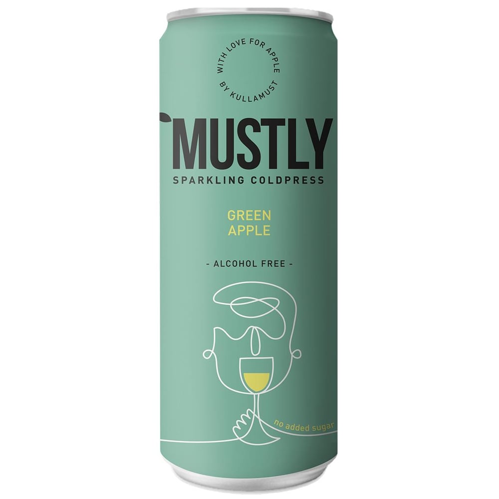 Dryck Mustly Grönt Äpple 33cl exkl pant | AllOffice