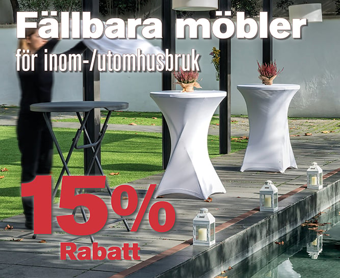 Fällbara möbler