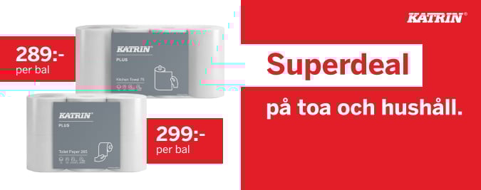 Katrin toalett- och hushållspapper exkl
