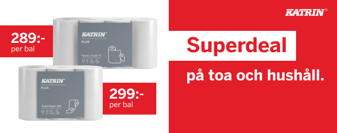 Katrin toalett- och hushållspapper exkl
