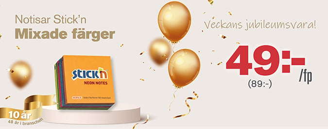 Veckans Jubileumsvara exkl