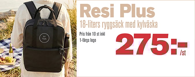 Resi Plus kylryggsäck exkl