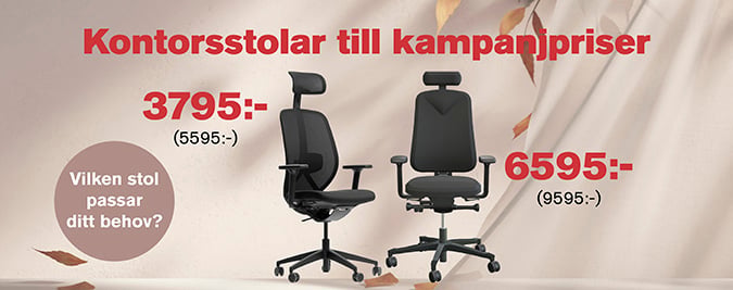 Kampanj på kontorsstolar exkl