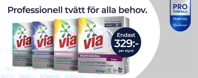 Via tvättmedel exkl