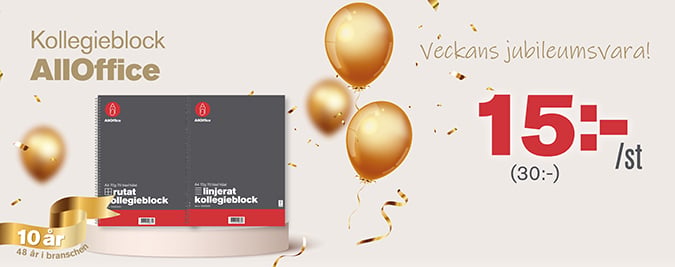 Veckans Jubileumsvara exkl