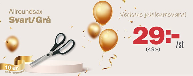Veckans Jubileumsvara exkl