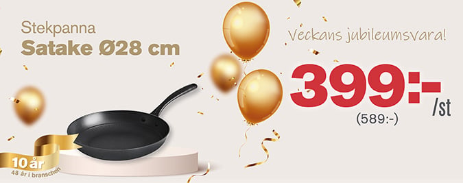 Veckans Jubileumsvara exkl