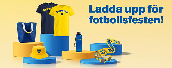 Ladda upp för fotbollsfesten