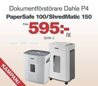 Dokumentförstörare Dahle exkl