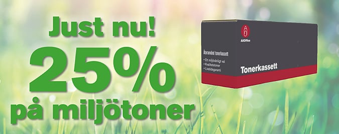 Miljötoner 25%