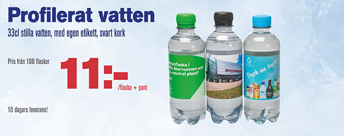 Profilerat vatten exkl