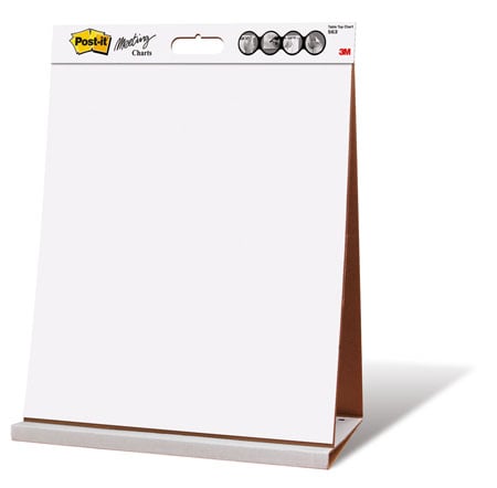 Blädderblock Post-it Meeting Chart bordsmodell