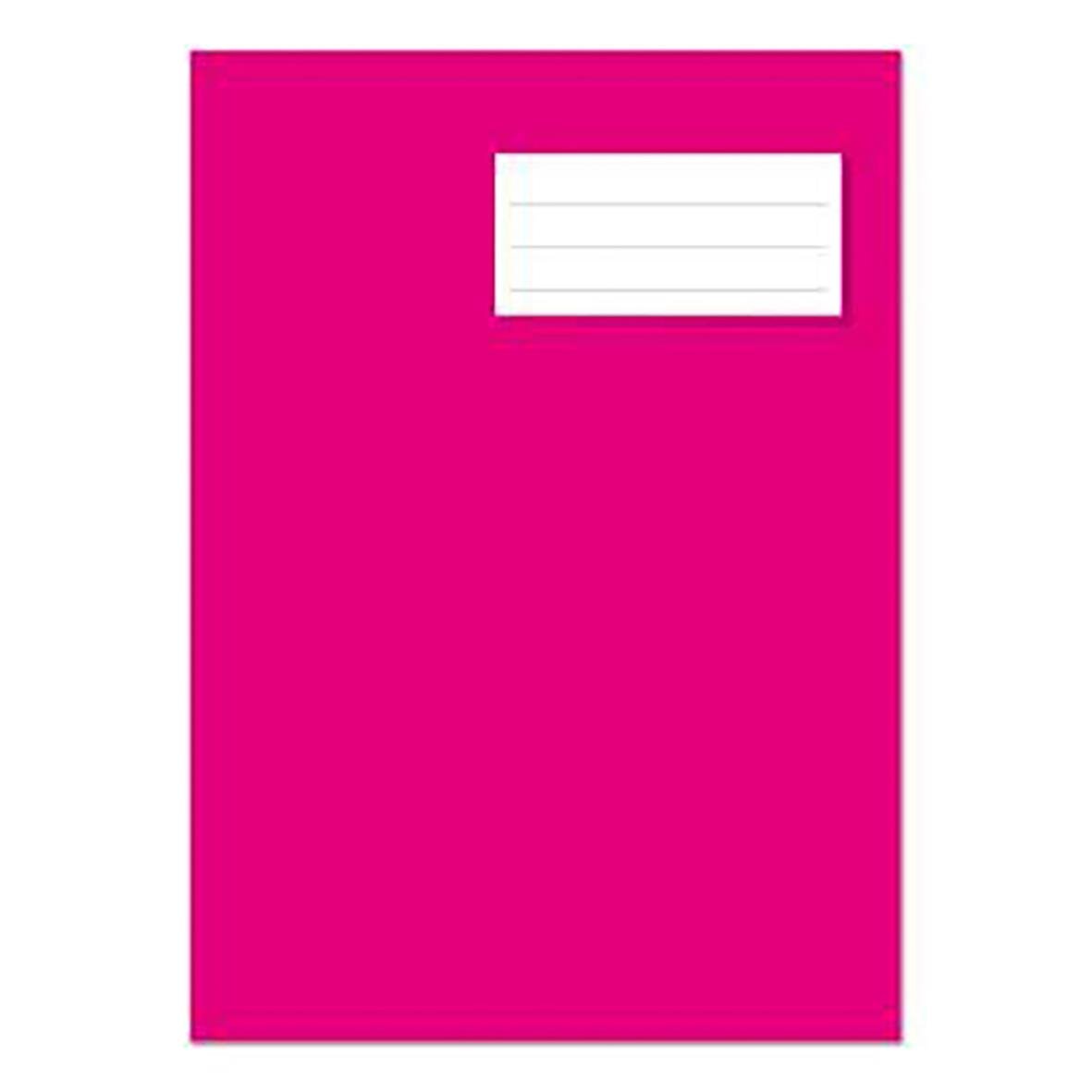 Rithäfte med 16 blad, cerise färg, A4, 100g papper