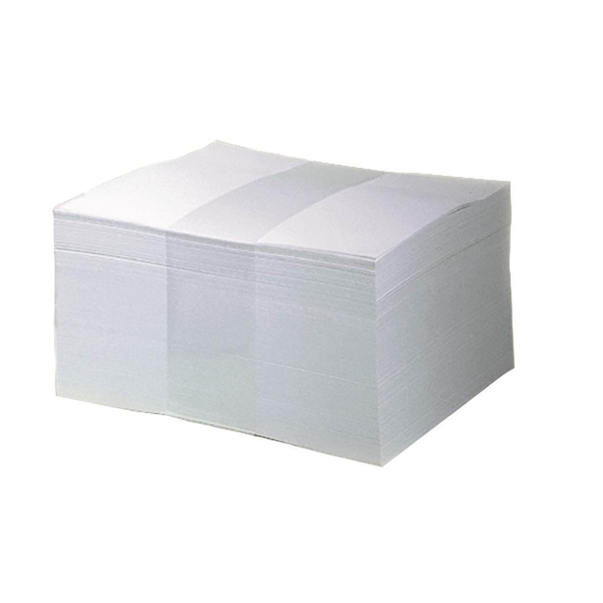 Blockask Durable Trend refill i vitt, staplade papperstussar