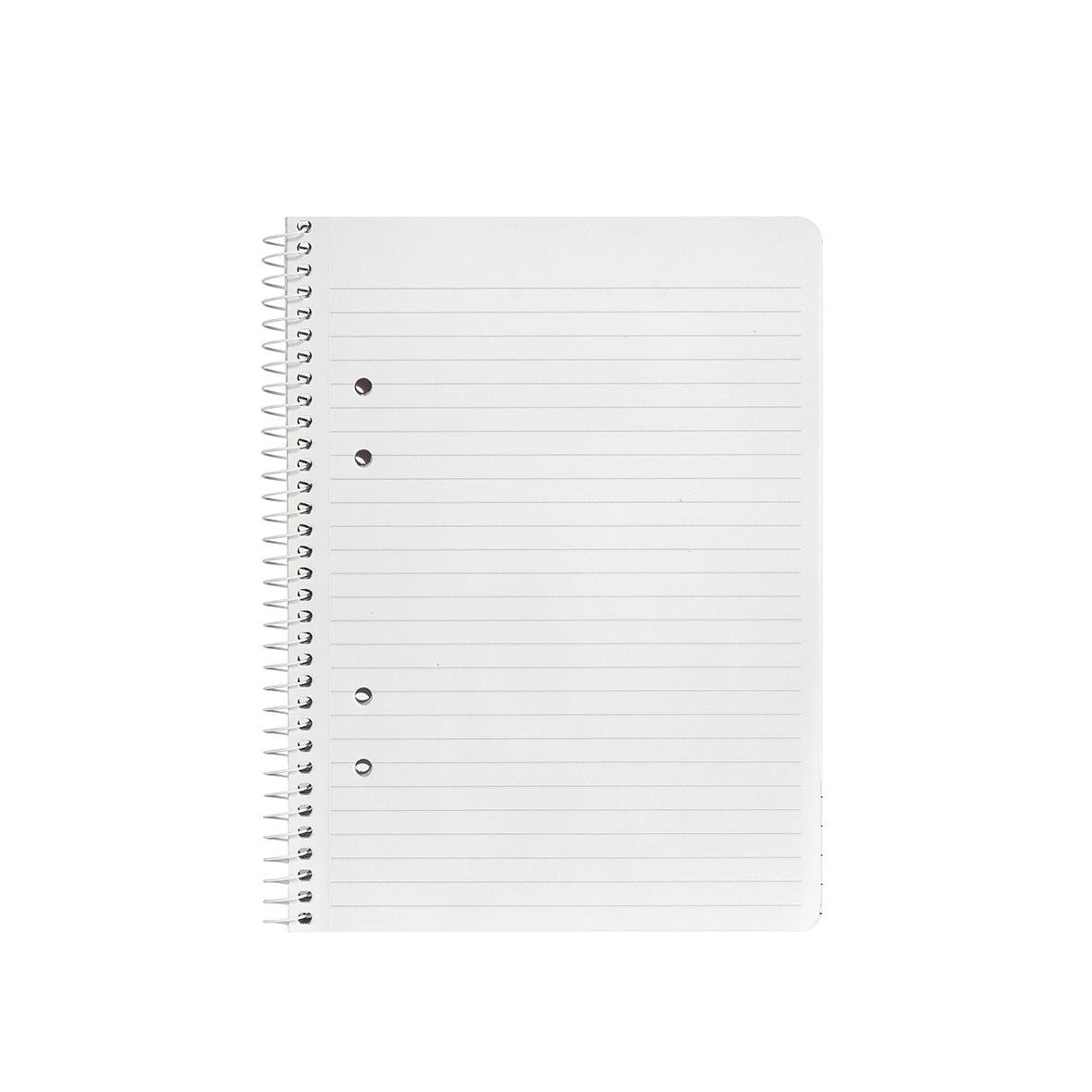 A5 linjerat kollegieblock med 70 blad och 70g papper