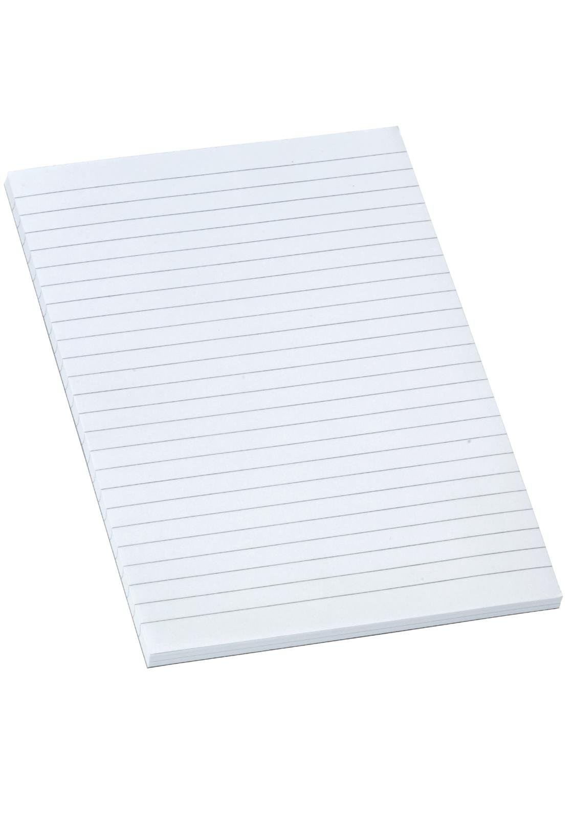 Linjade A5-block med 100 blad och 60g papper