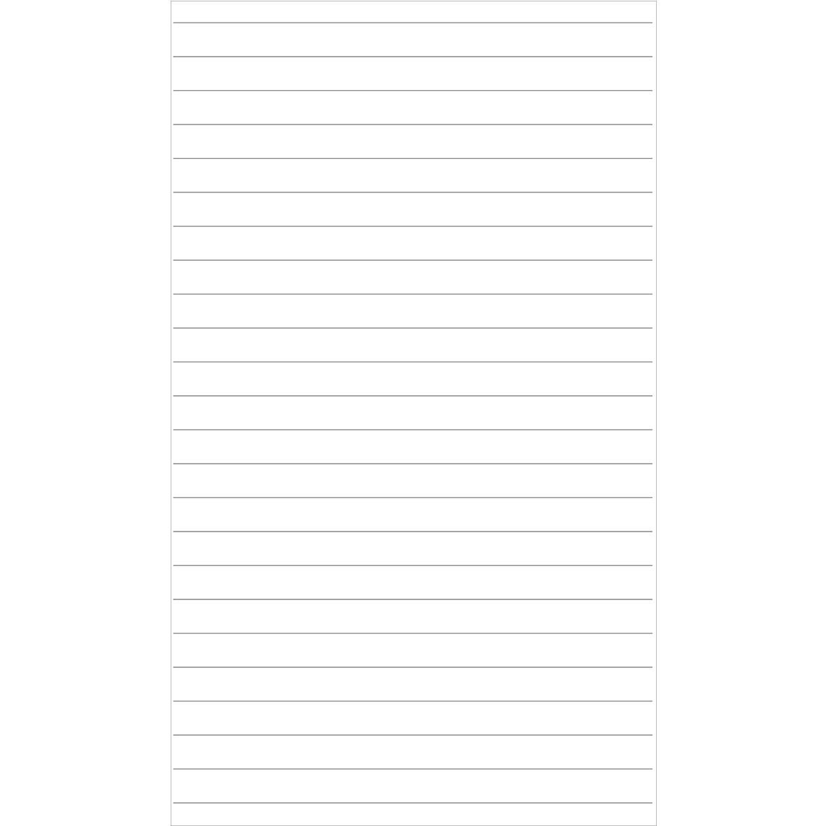 Linjerat A5-blad med 20 sidor för konferensnoteringar