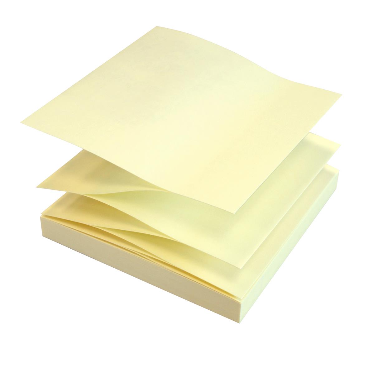 Gula Notisar Stick'n Z-Notes 76x76mm, 100 blad