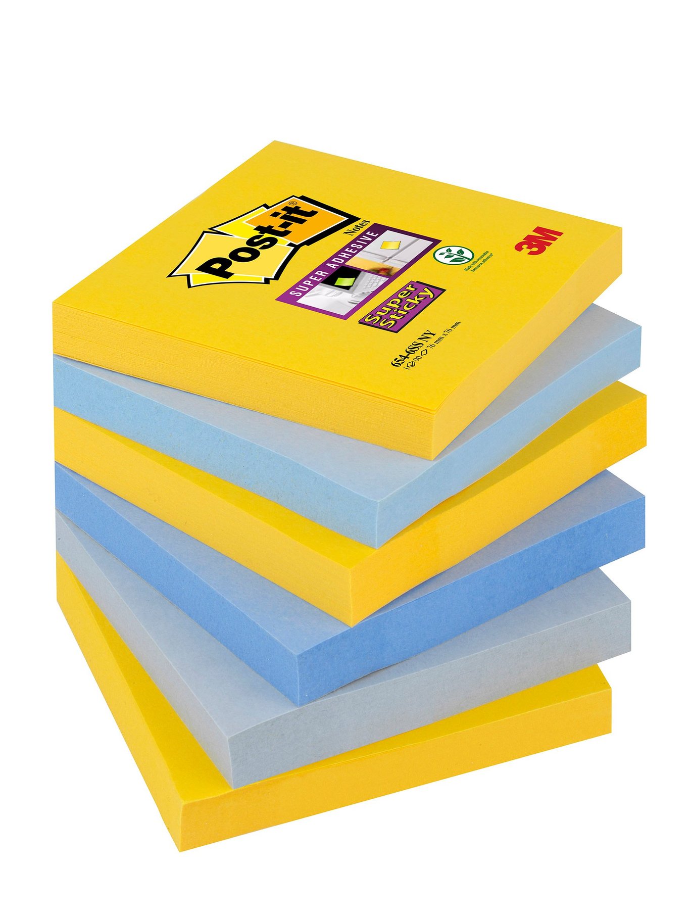 Notisar Post-it Super Sticky New York 76x76 mm 10110296_1