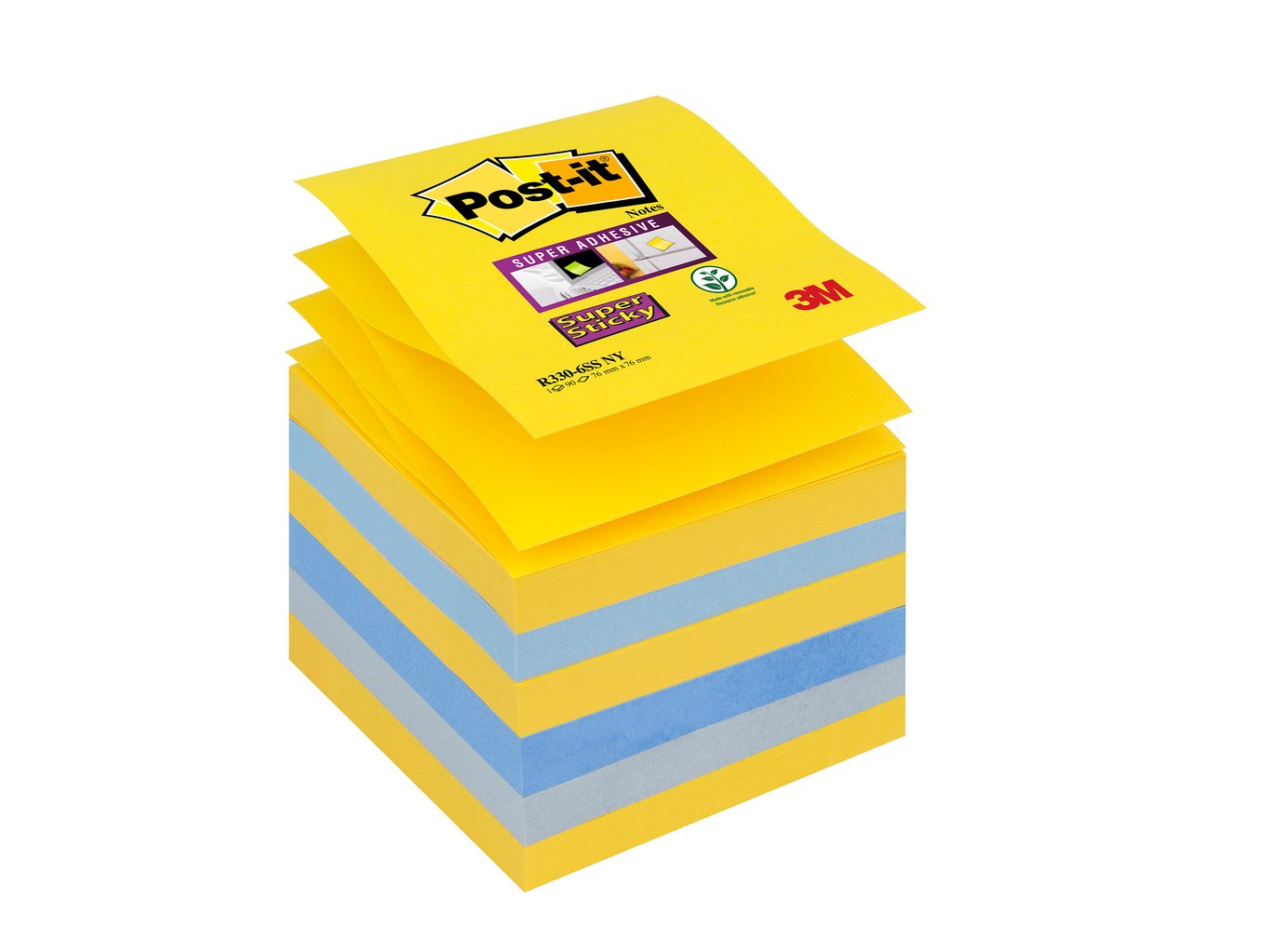 Notisar Post-it Super Sticky Z-Notes New York 76x76 mm 10110298