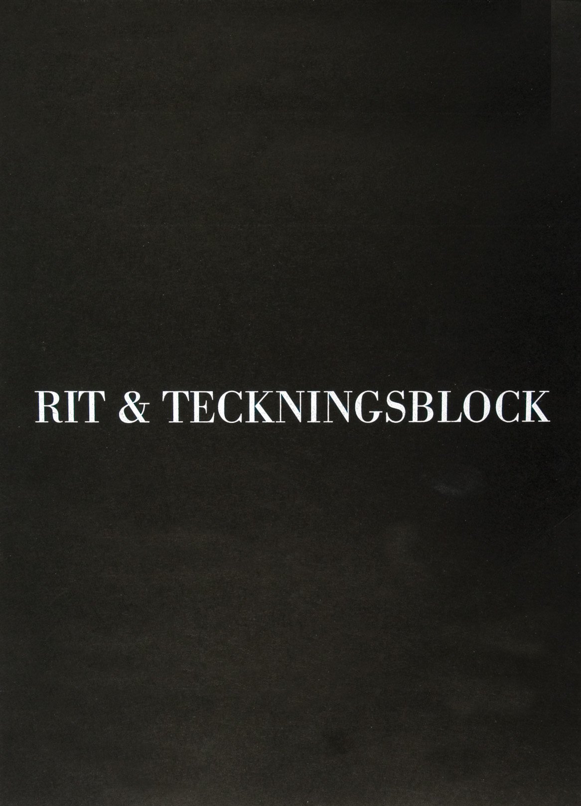 Rit- & Teckningsblock 50 blad olinjerat 10120033