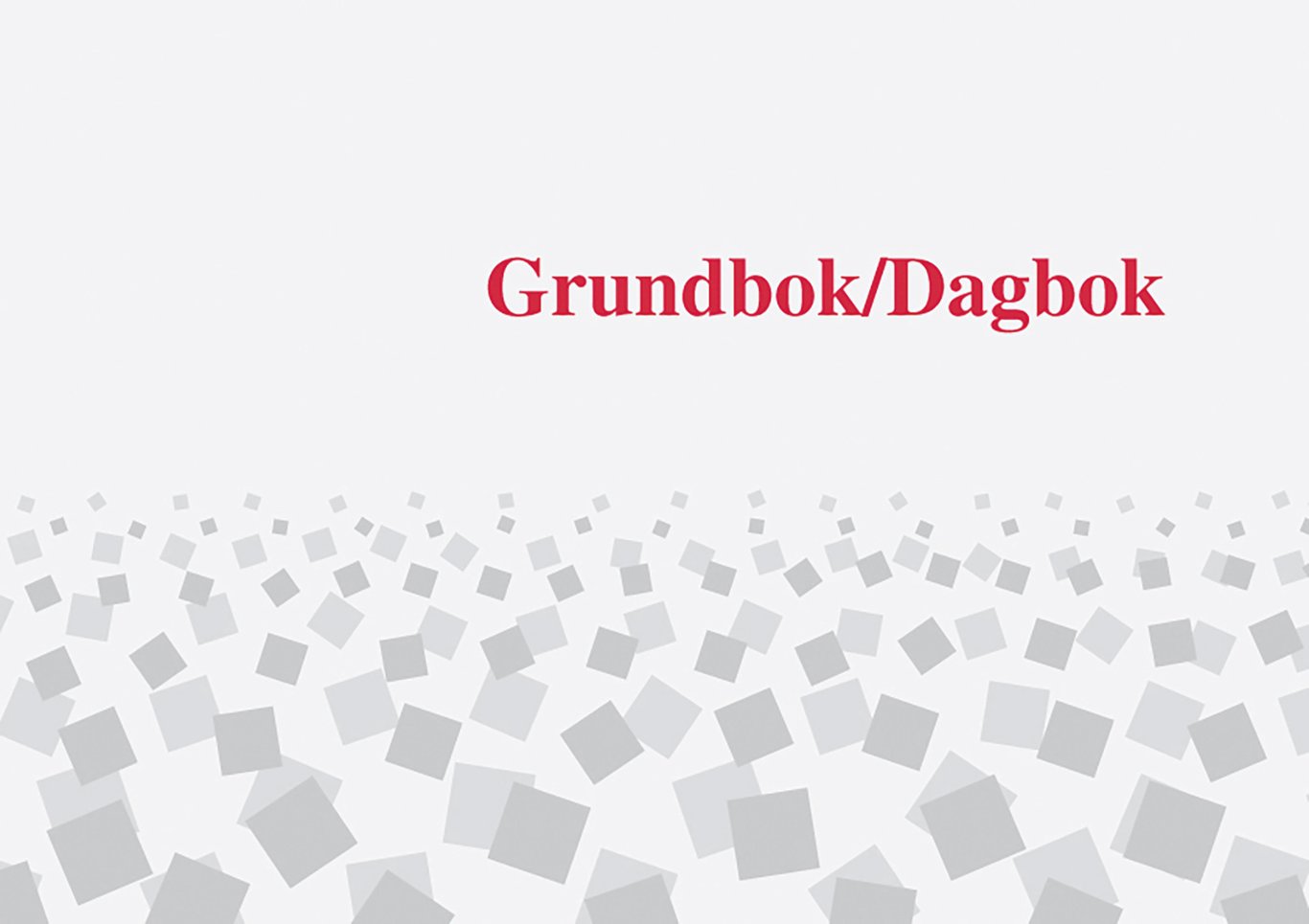 Grundbok/Dagbok 5 Dubbel- /15 Enkelkolumner 100 Sidor A4L