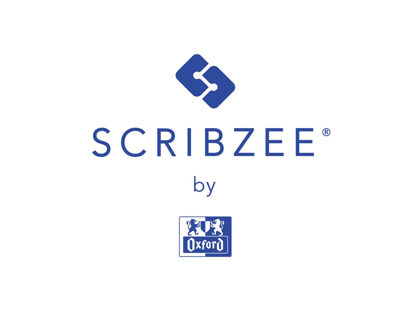 Kollegieblock Oxford Urban Mix Linjerat 50 blad A5 90g med blått och vitt design