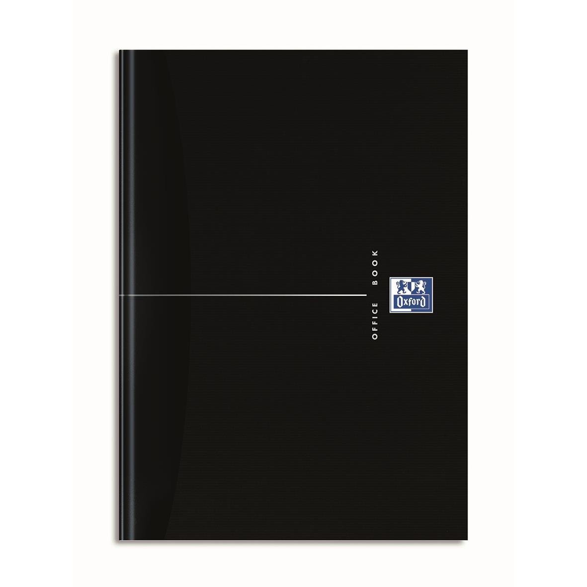 Svart linjerad anteckningsbok i A5 storlek med Oxford Office Smart design