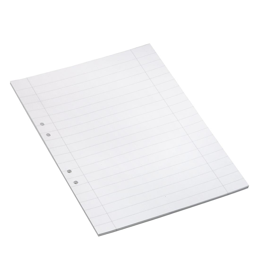 Löst blad med linjerat papper i A4-storlek, 14,5 mm linjeavstånd och 70g papper