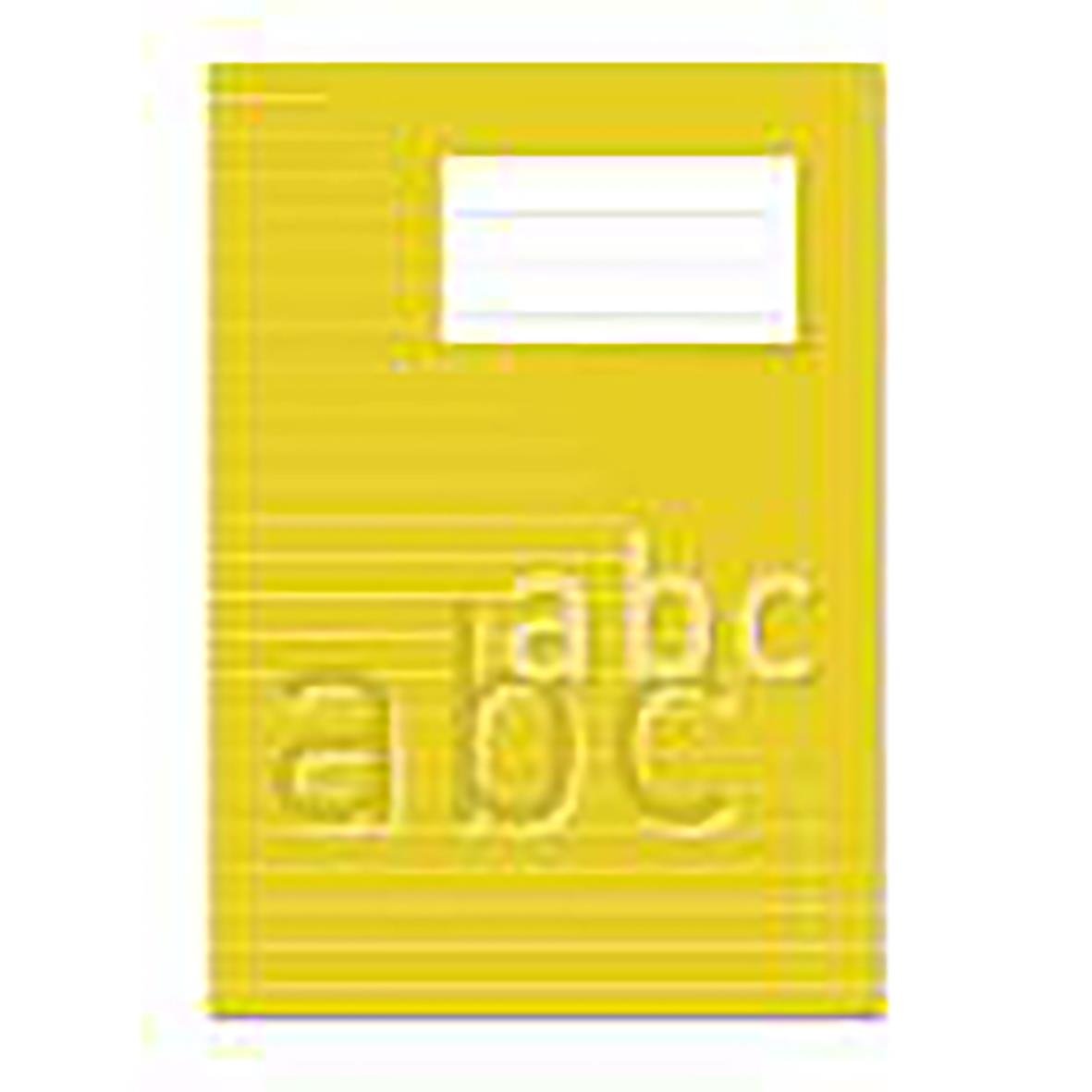 Limefärgat skriv- och rithäfte med varannan linje, 8,5mm, 24 blad, A5, 70g papper