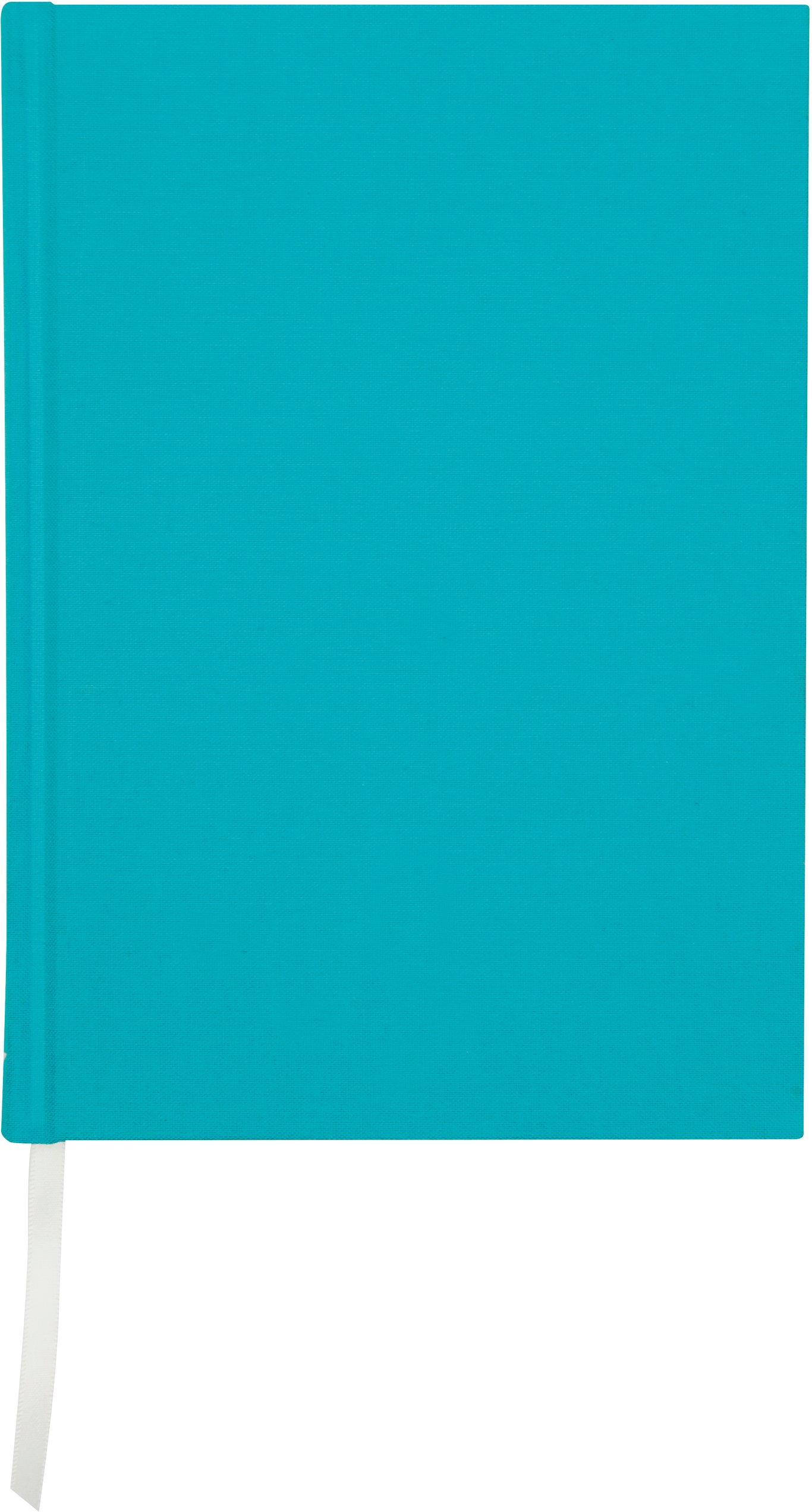 Anteckningsbok Burde Linnetextil Linjerad Turkos A4