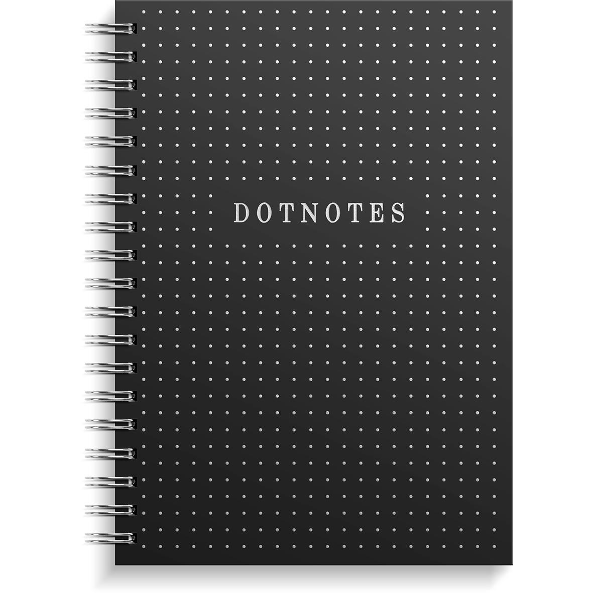 Anteckningsbok Burde 7430 DotNotes Svart B5