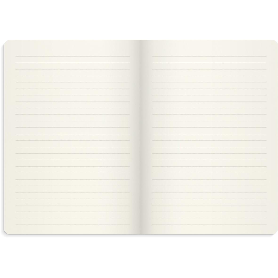 Grön anteckningsbok Burde Deluxe A5 med linjerade sidor