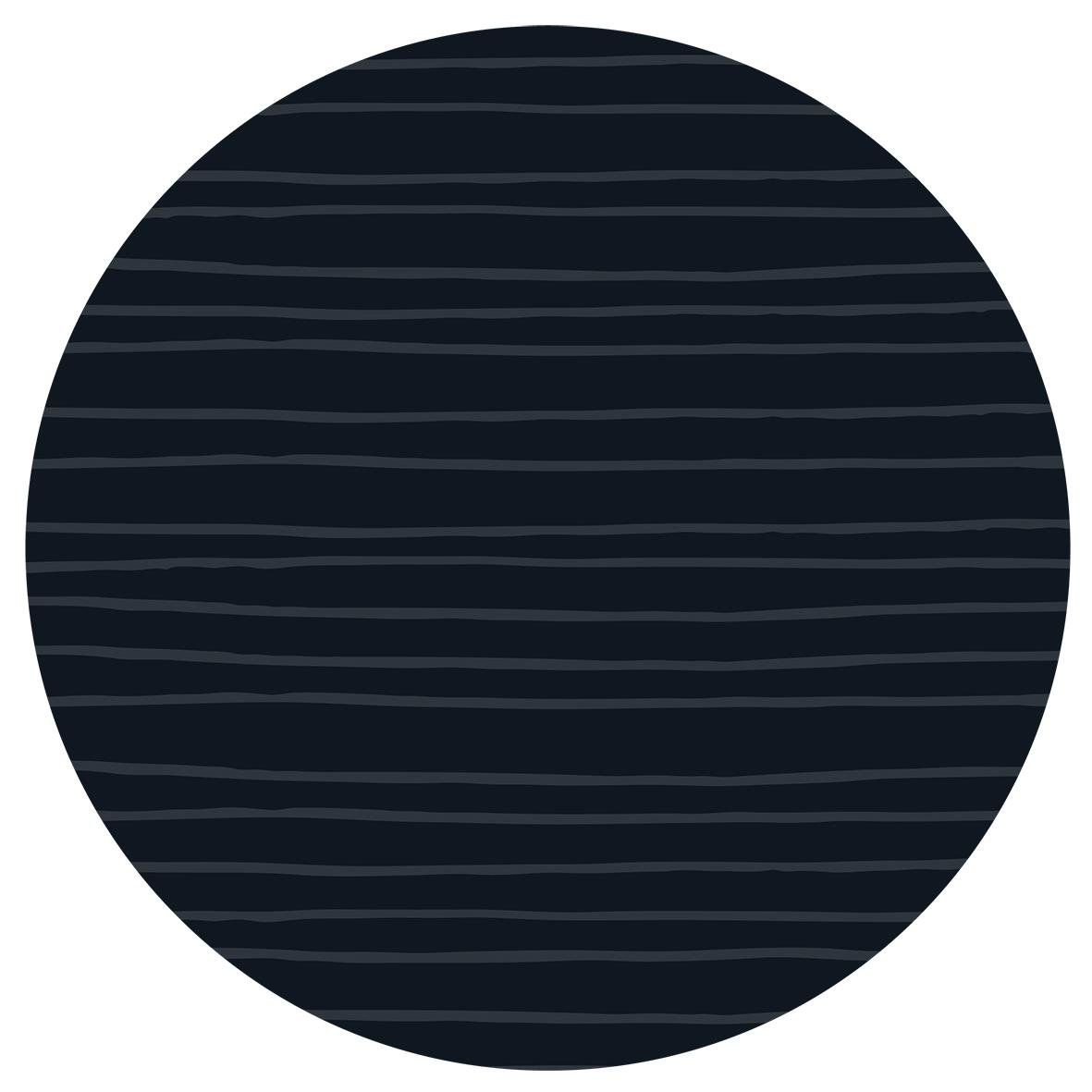 Svart kollegieblock med vita horisontella linjer, A4+ storlek och 90g papper