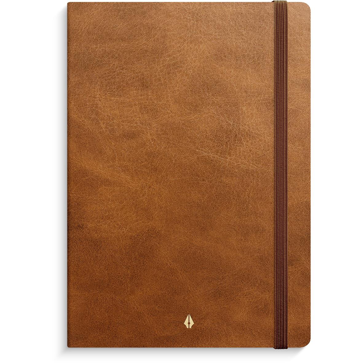Anteckningsbok Burde DeLuxe Linjerad Brun A5 10182141_2