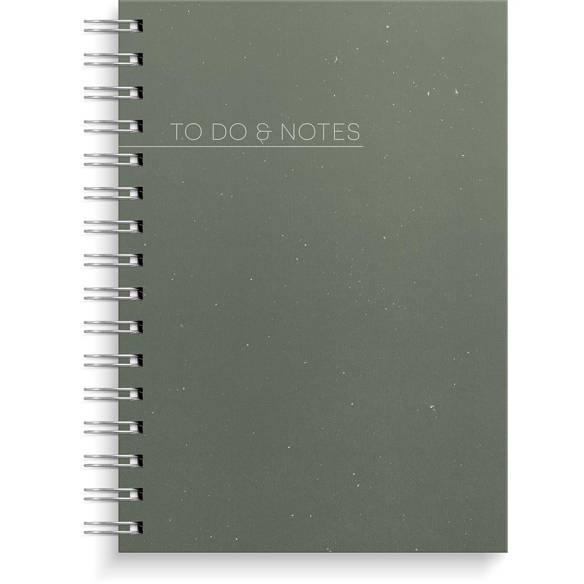 Anteckningsbok Burde To Do & Notes Linjerad Grön A5