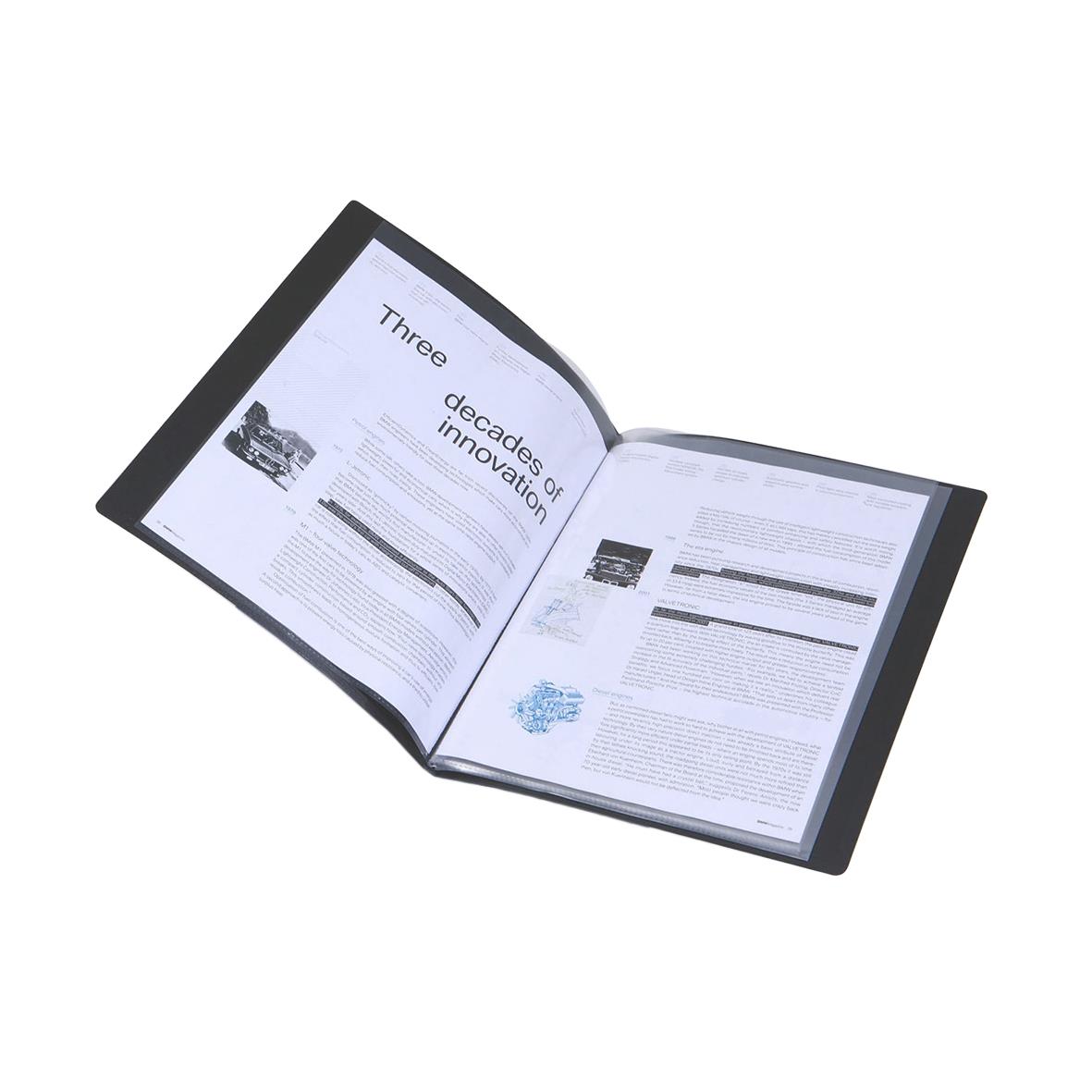 Demonstrationsbok 40-fickor svart