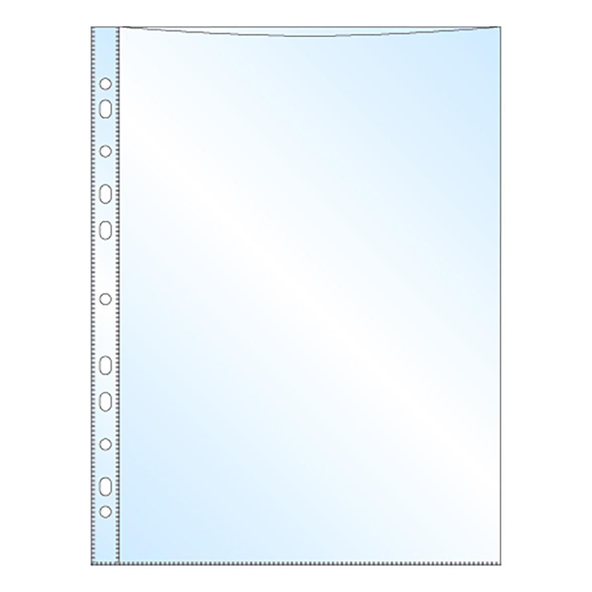 Klar plastficka i A4-storlek för dokument, 0,06mm tjocklek