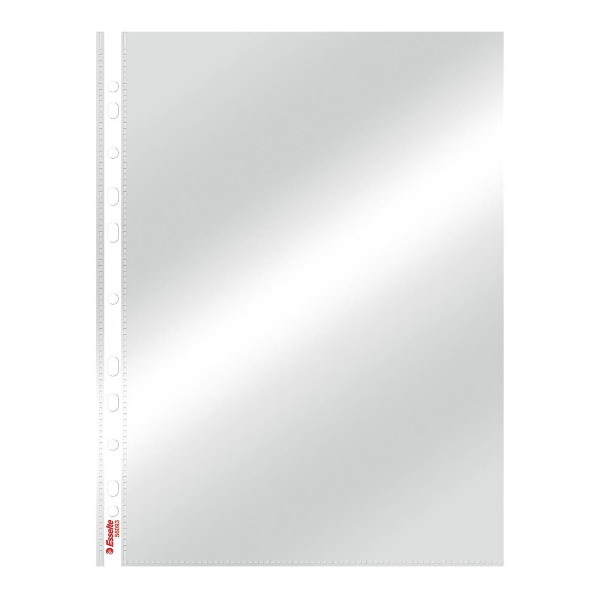 Klar plastficka Esselte PP 0,105mm A4 för dokument