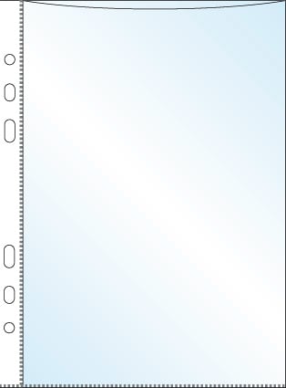 Plastficka PP 0,075mm präglad A5 11030045