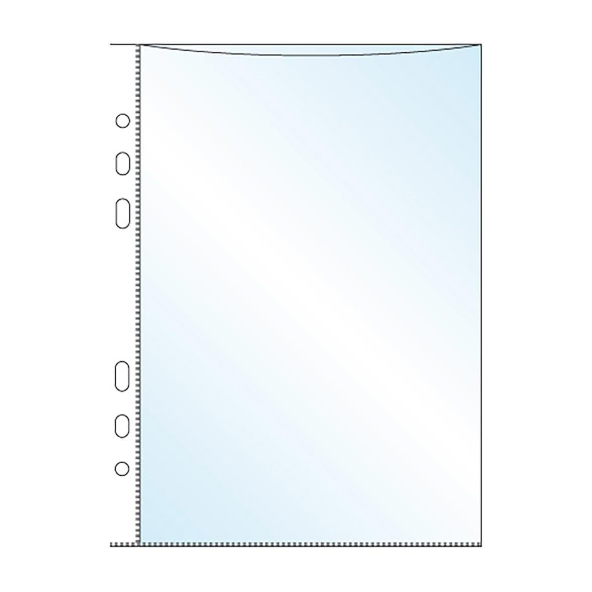 Plastficka i PP 0,075mm, präglad, A5 storlek, tom