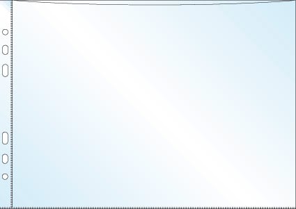 Plastficka i PP 0,12mm, präglad, A4