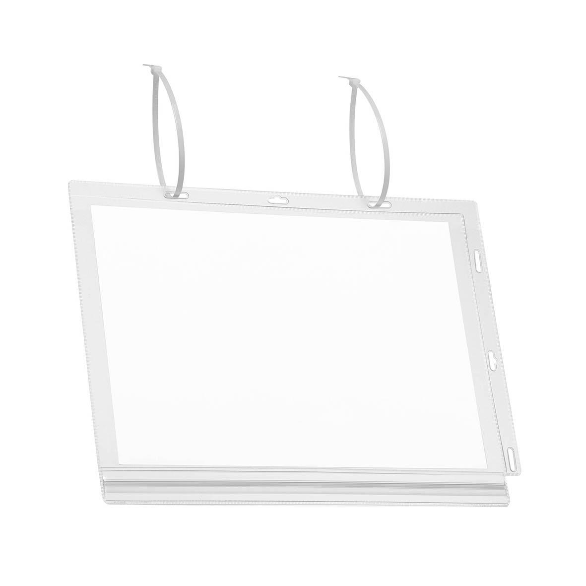 Plastficka Durable Vattentålig Buntband Transparent A4
