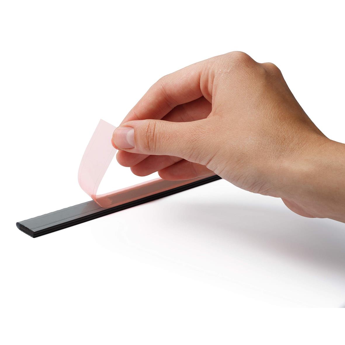 Magnetisk pappershållare i silver, 210mm, används för att hålla papper på plats.