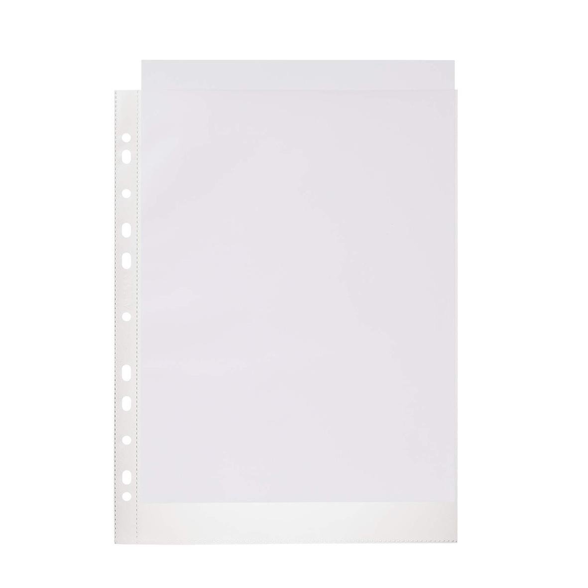 Transparent plastficka i A4-storlek, 0,08mm tjock, förvaring och organisation