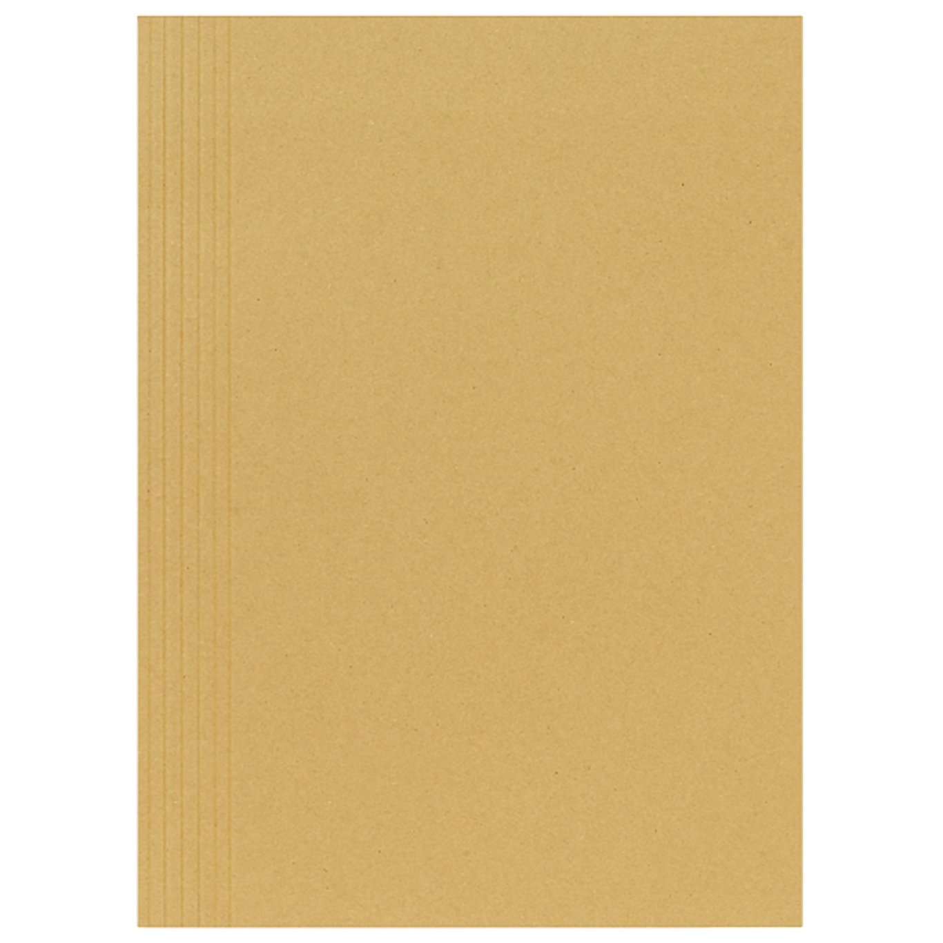 Brun A4-mapp med en klaff och enkel design