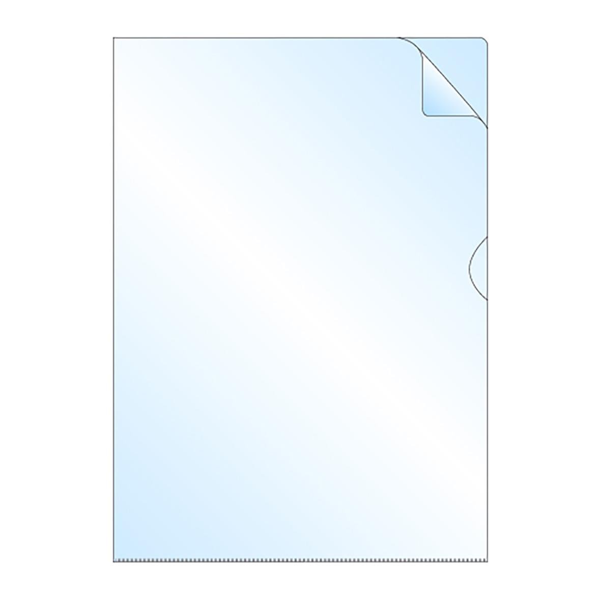 Klar aktmapp i PP 0,12mm för A4-papper, genomskinlig och flexibel